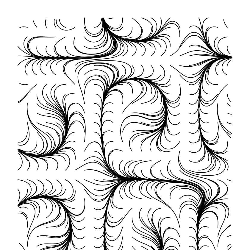Trigonometric flow field