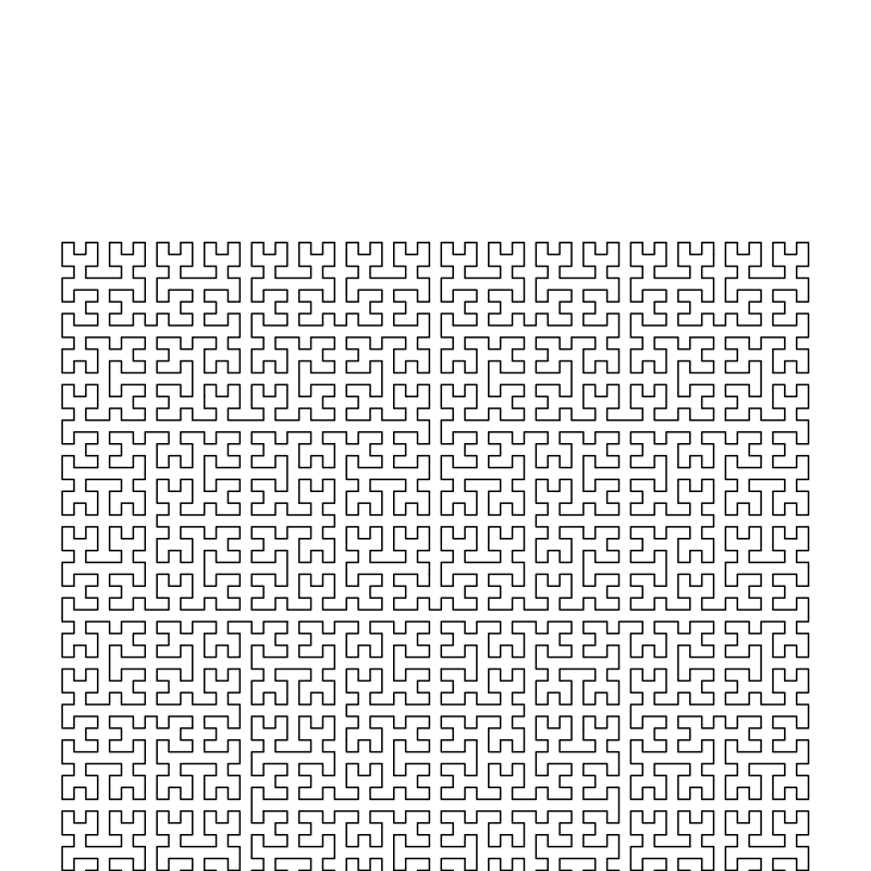 Hilbert curve